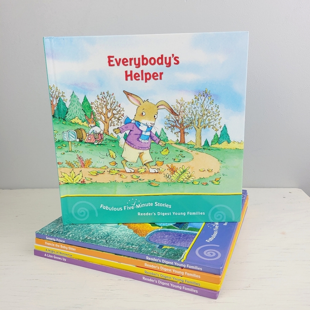 Children's Readers Digest Young Families Book Set of 5
